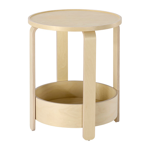 BORGEBY - side table, birch veneer, 46 cm | IKEA Taiwan Online - PE997462_S4
