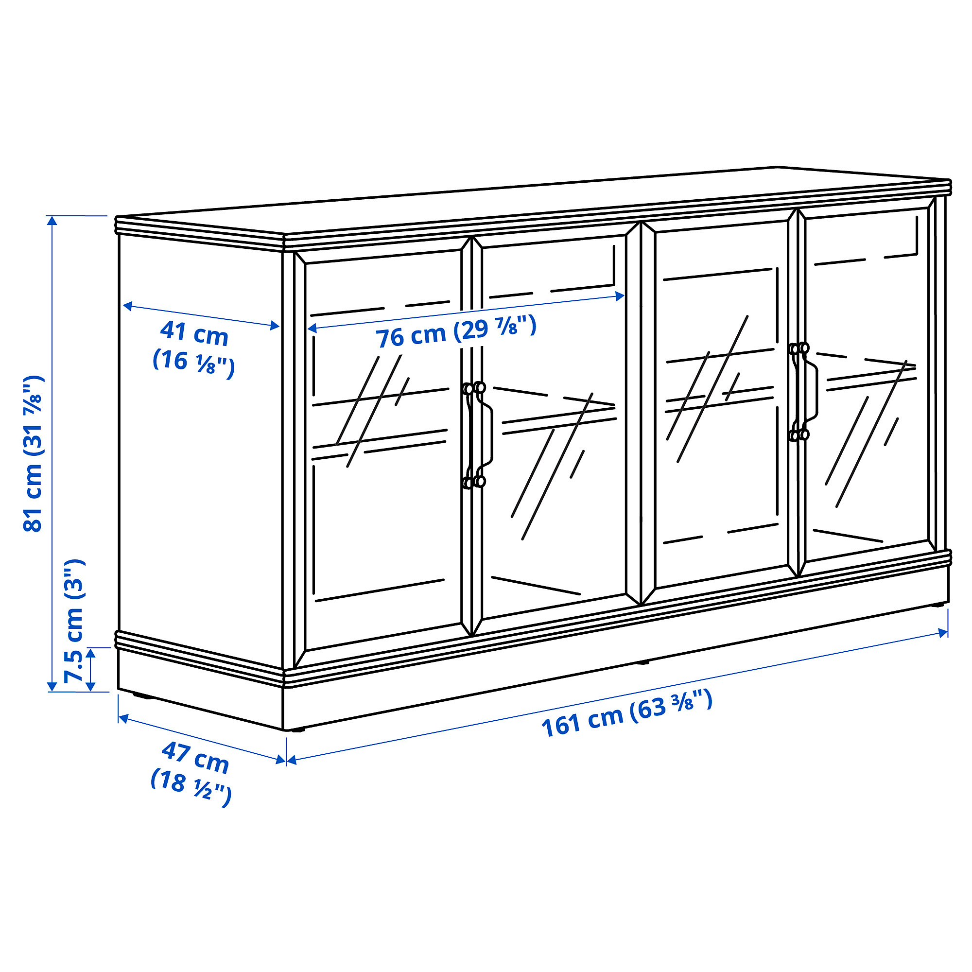 LANESUND storage combination
