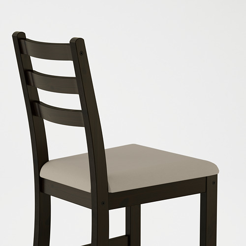 LERHAMN - 餐椅, 黑棕色/Vittaryd 米色 | IKEA 線上購物 - PE590652_S4