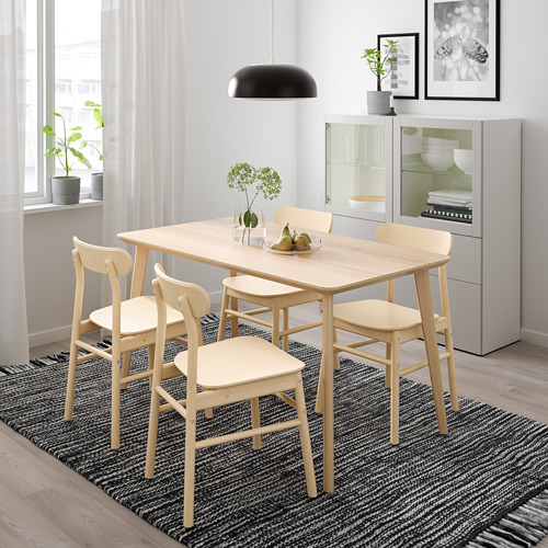LISABO/RÖNNINGE table and 4 chairs