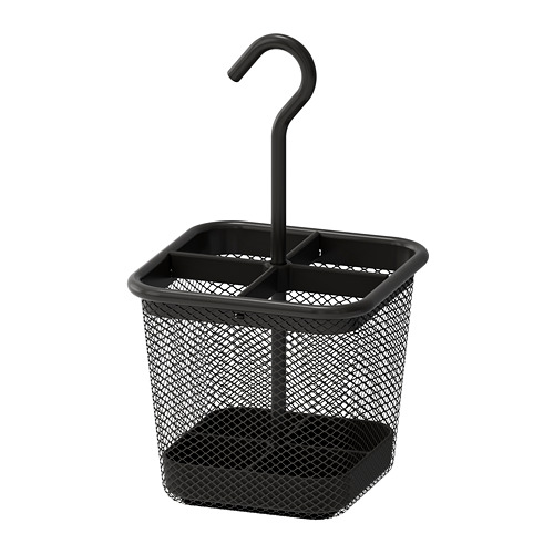 UPPDATERA - cutlery caddy, anthracite, 12x12 cm | IKEA Taiwan Online - PE811937_S4