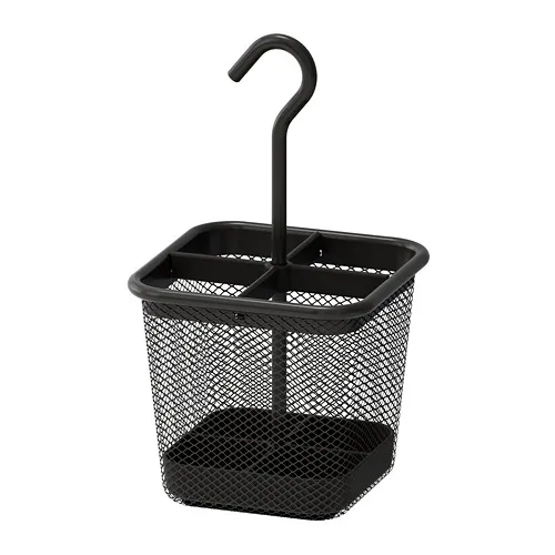UPPDATERA - 餐具收納籃, 碳黑色, 12x12 公分 | IKEA 線上購物 - PE811937_S4