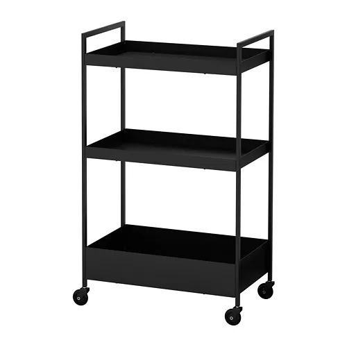 NISSAFORS - 推車, 黑色, 50.5x30x83 公分 | IKEA 線上購物 - PE716744_S4