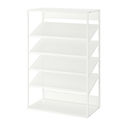PLATSA - open shoe storage unit, white, 80x40x120 cm | IKEA Taiwan Online - PE756027_S4
