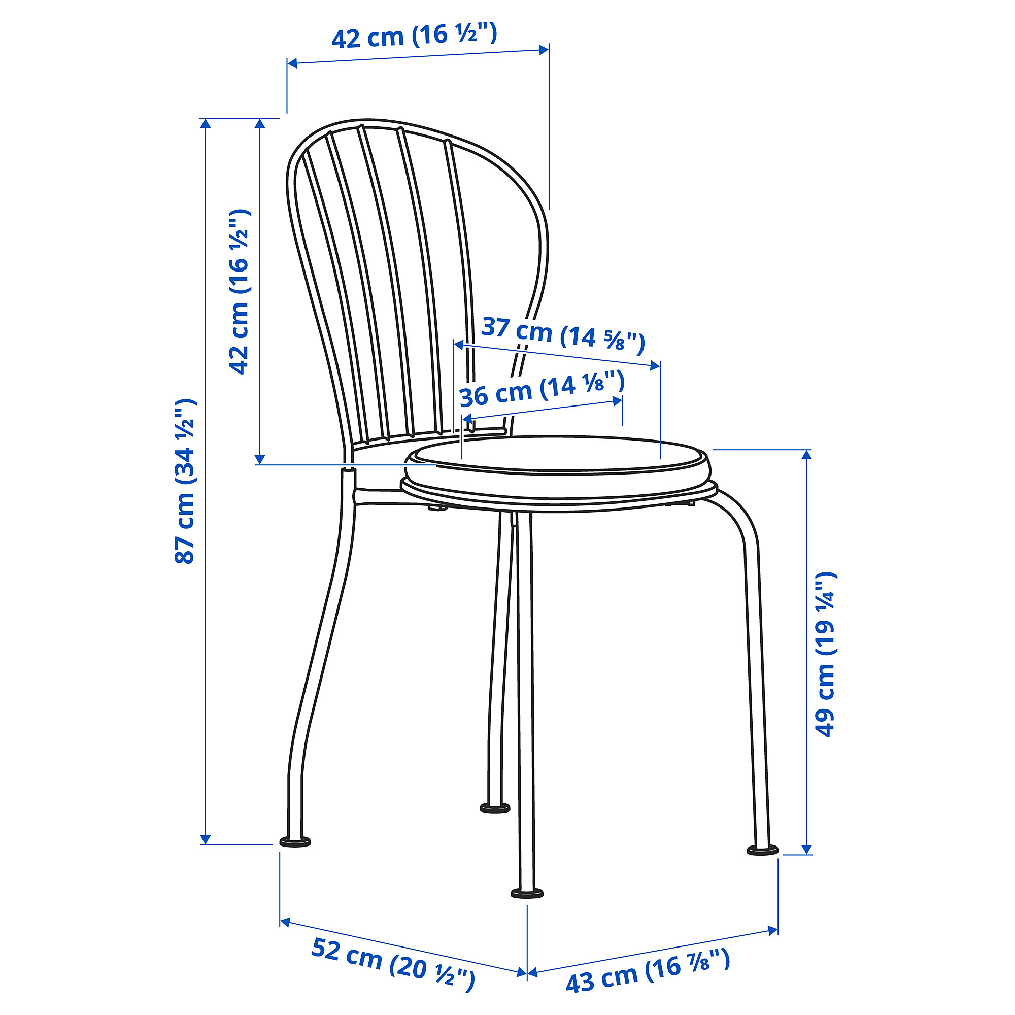 LÄCKÖ table+2 chairs, outdoor