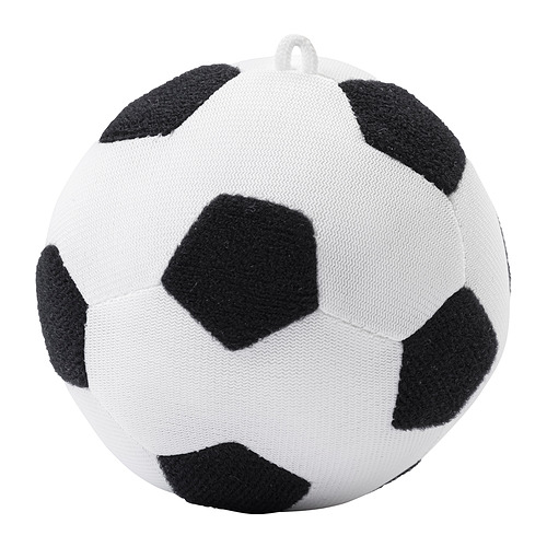 SPARKA - 填充玩具，足球/迷你，8 公分 | IKEA 線上購物 - PE997545_S4