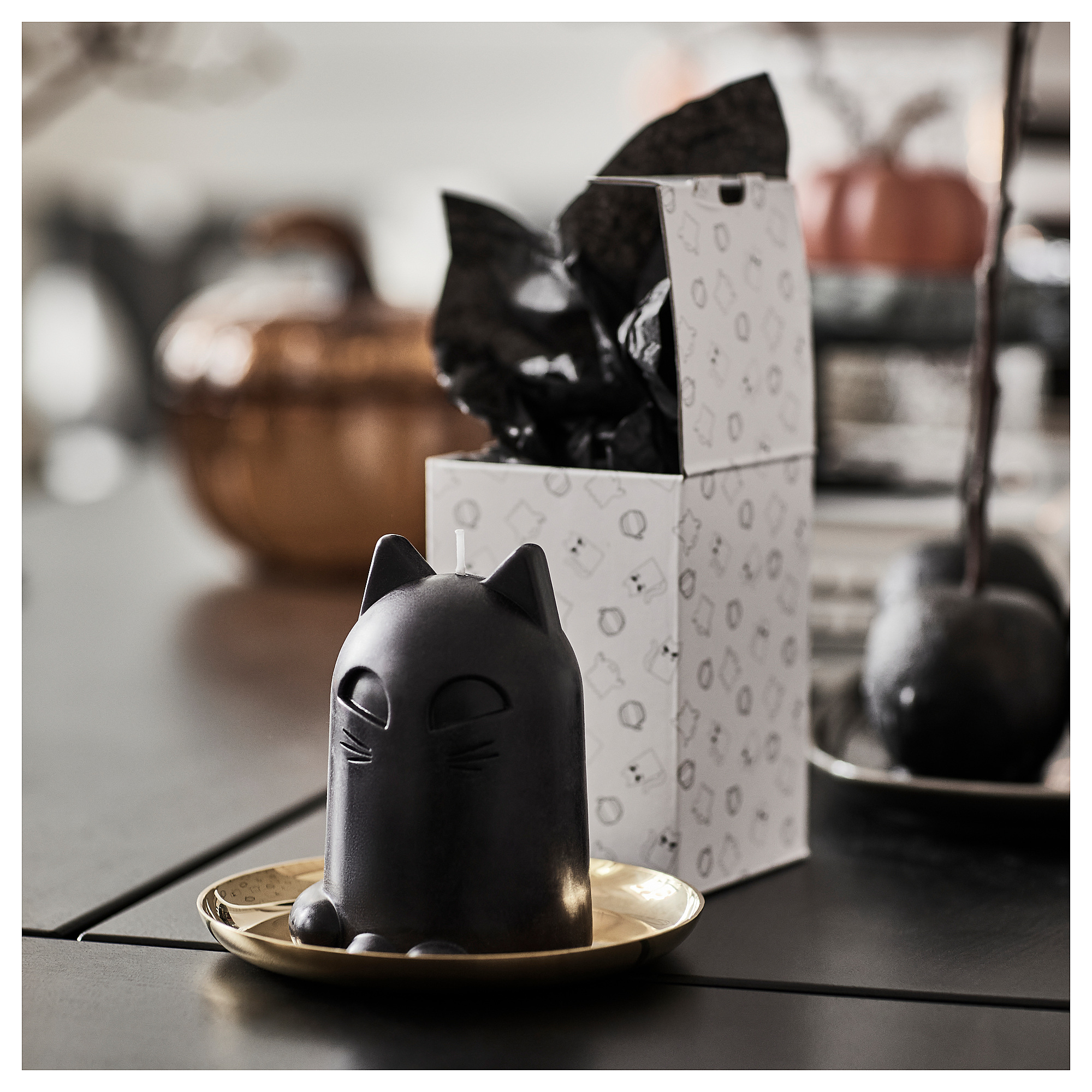 KUSTFYR unscented candle