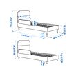 GRYSNA upholstered bed frame