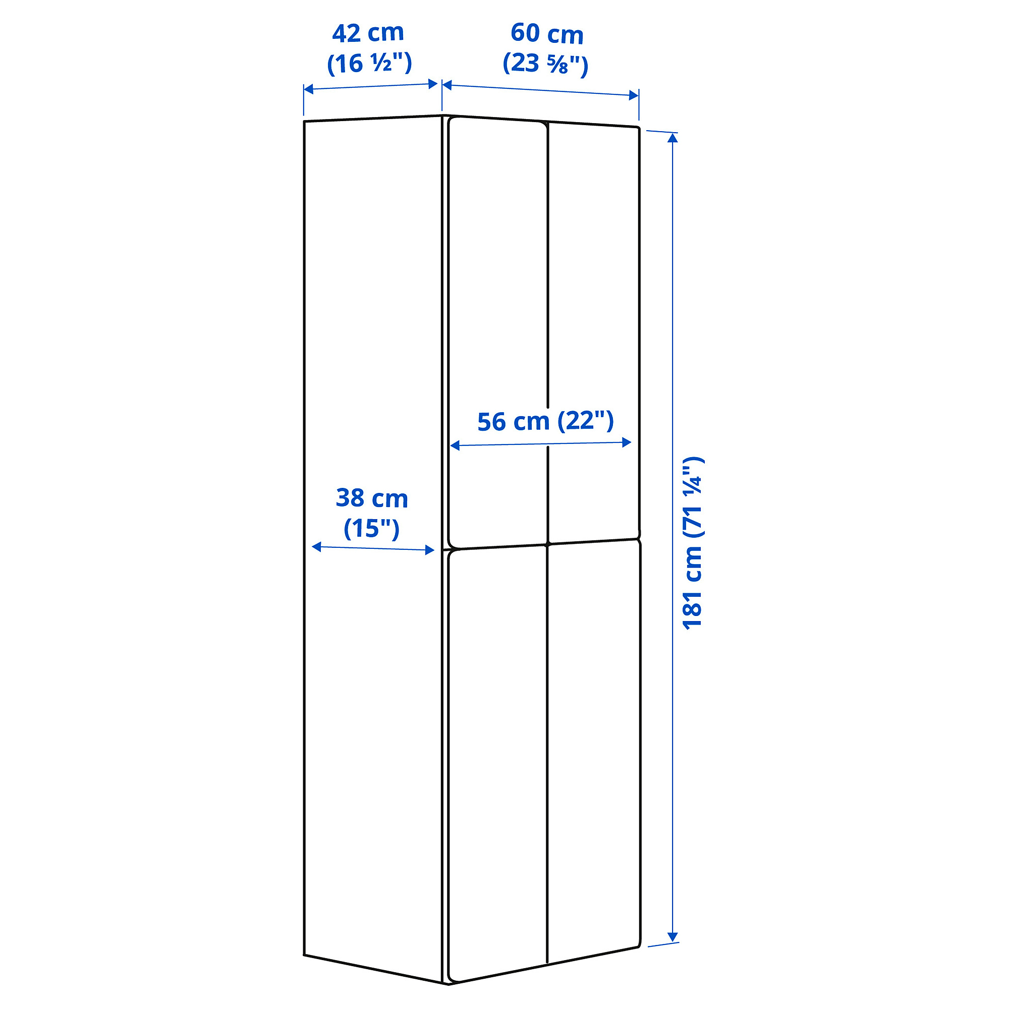 SMÅSTAD/PLATSA wardrobe