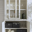 TONSTAD storage comb w sliding glass doors