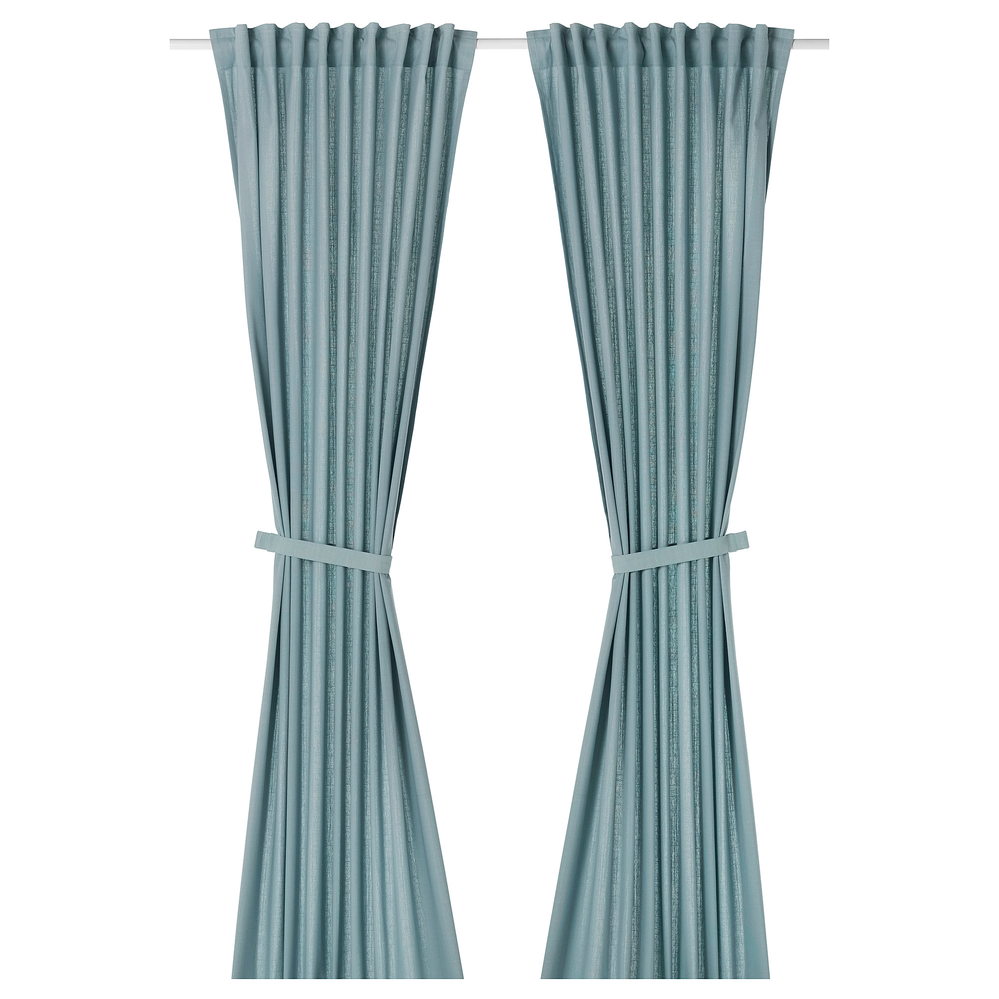 RITVA curtains with tie-backs, 1 pair