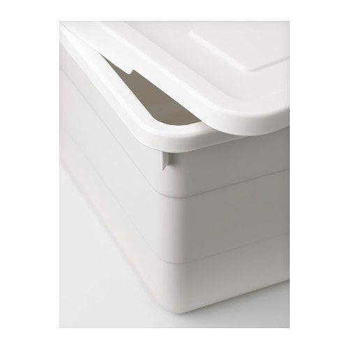 SOCKERBIT - 附蓋收納盒, 白色 | IKEA 線上購物 - PE614284_S4