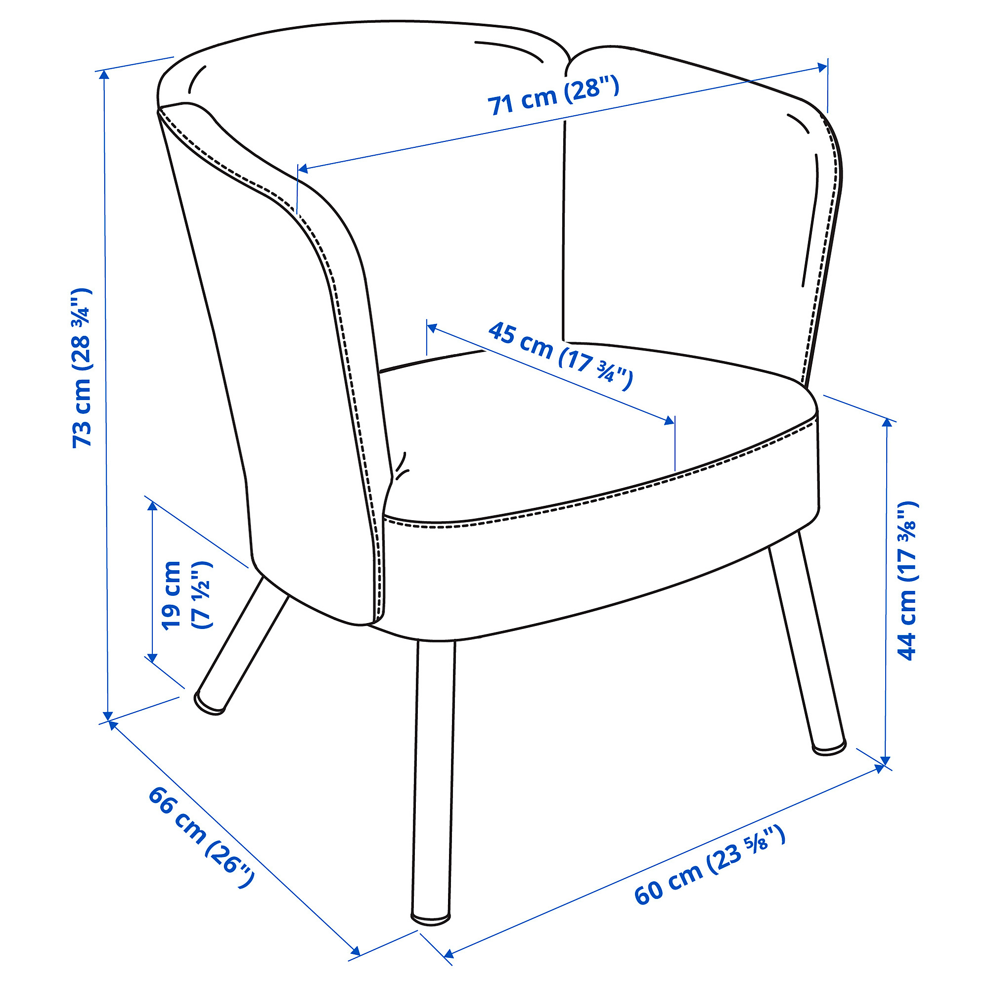 HERRÅKRA armchair