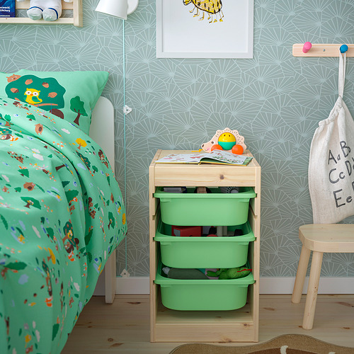 TROFAST storage combination with boxes