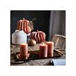 HÖSTAGILLE unscented pillar candle