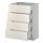 METOD - base cab 4 frnts/4 drawers, white Maximera/Veddinge white | IKEA Taiwan Online - PE411367_S1