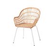 NILSOVE - chair with armrests, rattan/white | IKEA Taiwan Online - PE716967_S2 