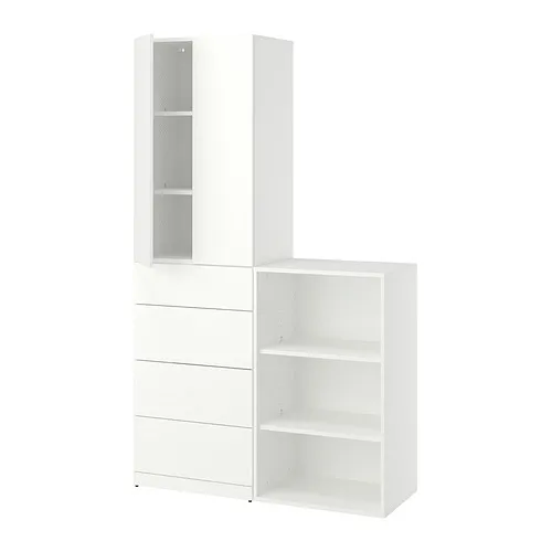 LASTARE - 收納組合，白色，120x42x200 公分 | IKEA 線上購物 - PE997615_S4