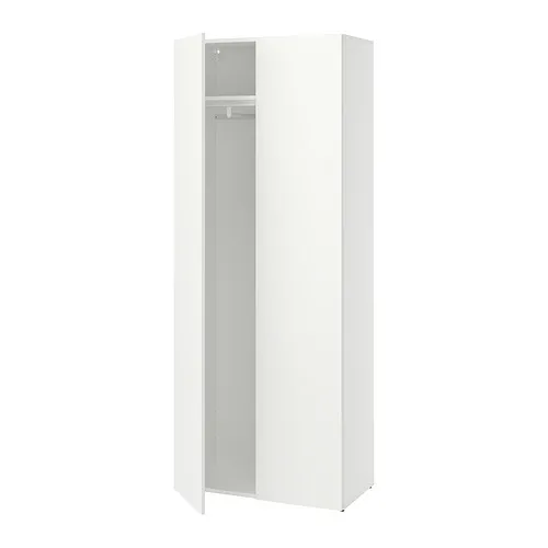 LASTARE - 衣櫃/衣櫥組合，白色，80x42x201 公分 | IKEA 線上購物 - PE997624_S4