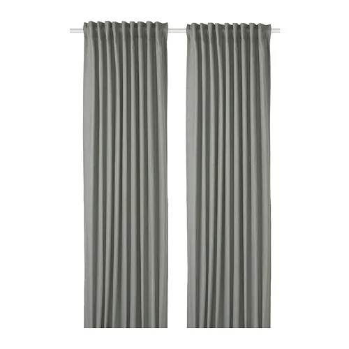 TIBAST - 高度遮光窗簾 2件裝, 深綠色/含織帶, 145x250 公分 | IKEA 線上購物 - PE811868_S4
