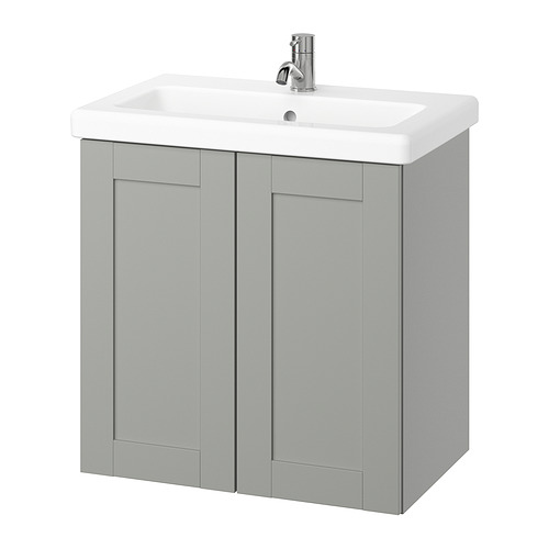 ENHET/TVÄLLEN wash-stnd w doors/wash-basin/tap