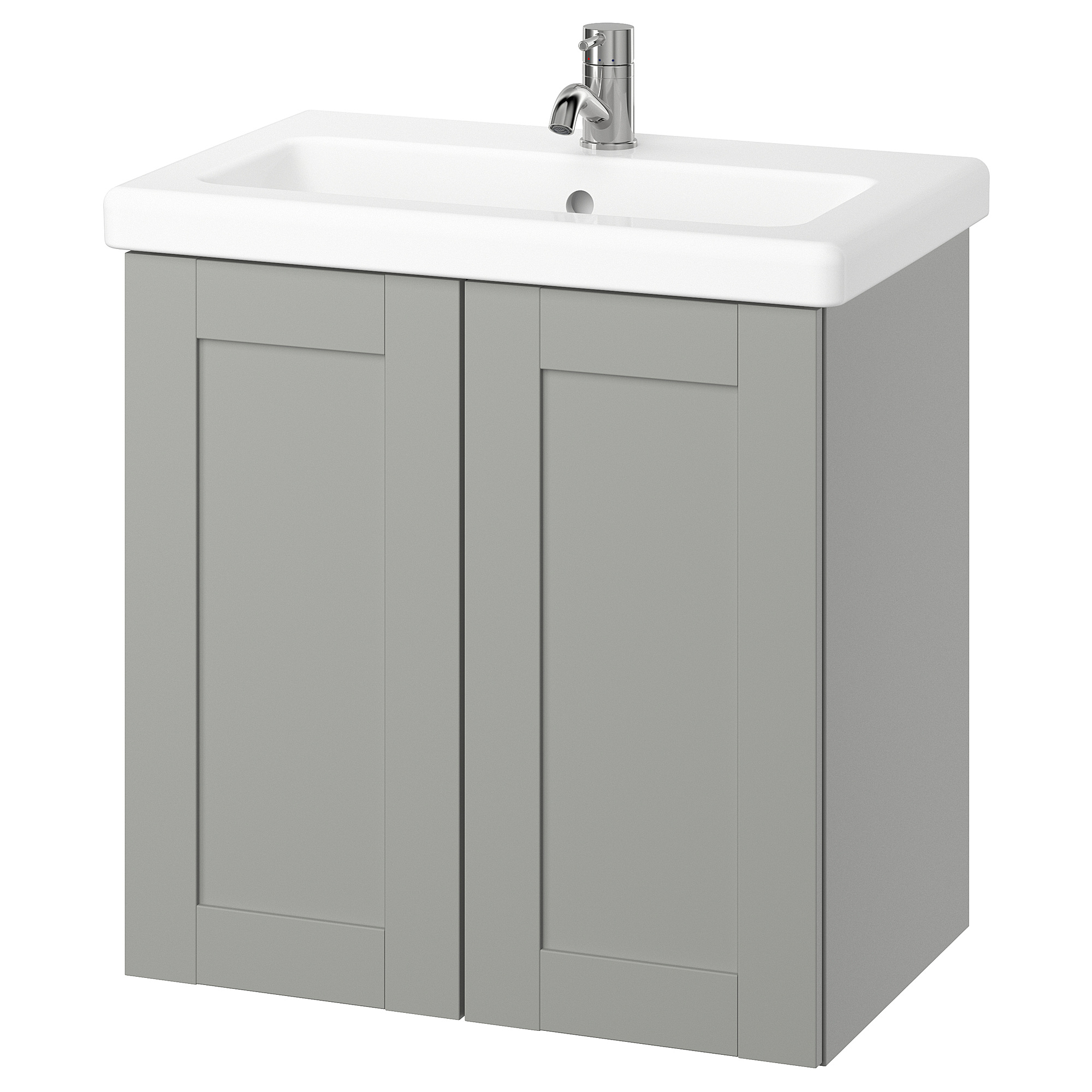 ENHET/TVÄLLEN wash-stnd w doors/wash-basin/tap