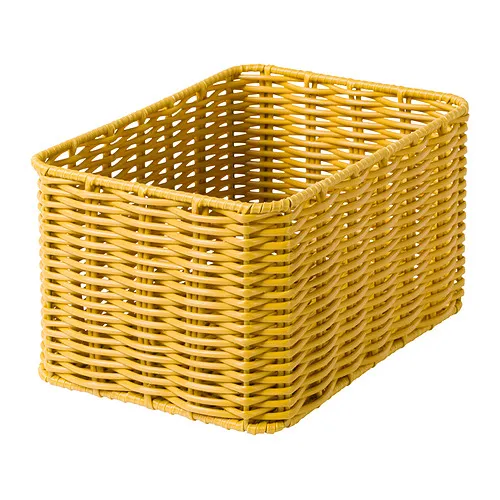 DJURTRÄNARE - 置物籃，深黃色，18x25x14 公分 | IKEA 線上購物 - PE997694_S4