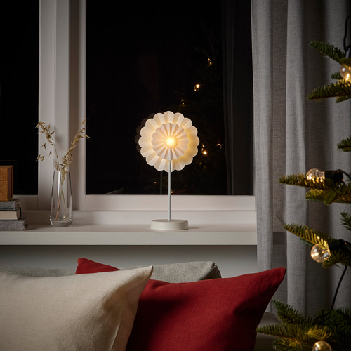 STRÅLA - LED裝飾桌燈, 電池式/花 | IKEA 線上購物 - PE811979_S4