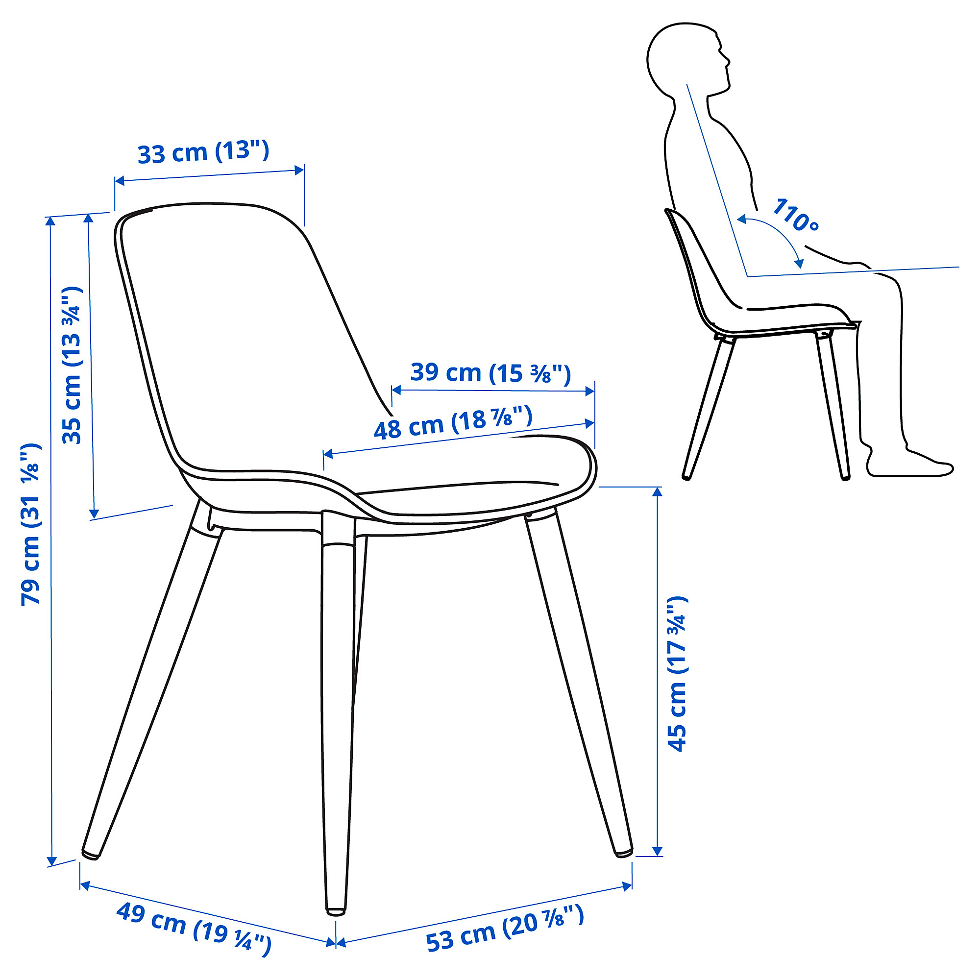 TONSTAD/GRÖNSTA table and 2 chairs
