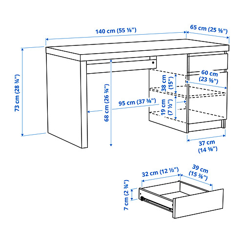 MALM desk