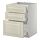 METOD/MAXIMERA - base cab f hob/3 fronts/3 drawers, white/Bodbyn off-white | IKEA Taiwan Online - PE411699_S1