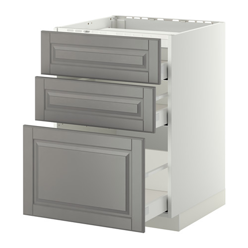 METOD/MAXIMERA base cab f hob/3 fronts/3 drawers