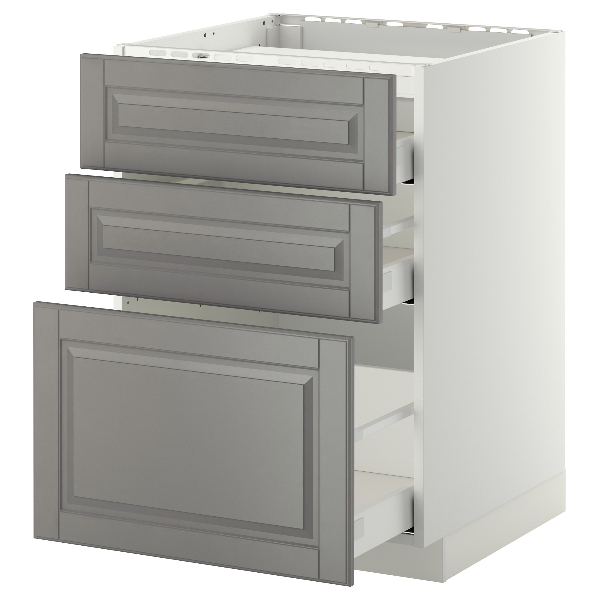 METOD/MAXIMERA base cab f hob/3 fronts/3 drawers