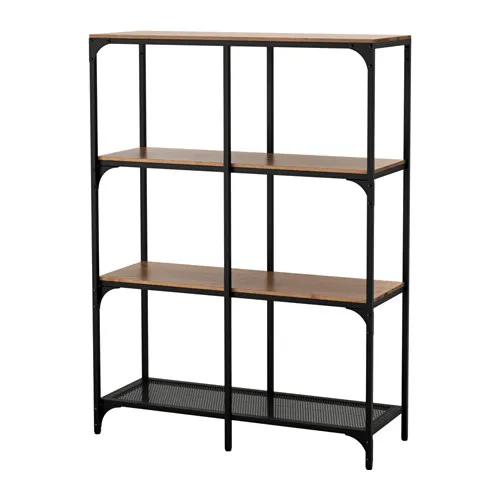 FJÄLLBO - shelving unit, black, 100x136 cm | IKEA Taiwan Online - PE614539_S4