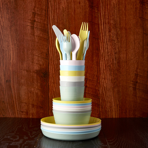 KALAS - 18-piece cutlery set, mixed colours | IKEA Taiwan Online - PE685646_S4