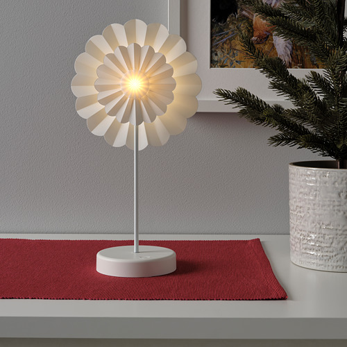 STRÅLA - LED table decoration, battery-operated/flower | IKEA Taiwan Online - PE811981_S4