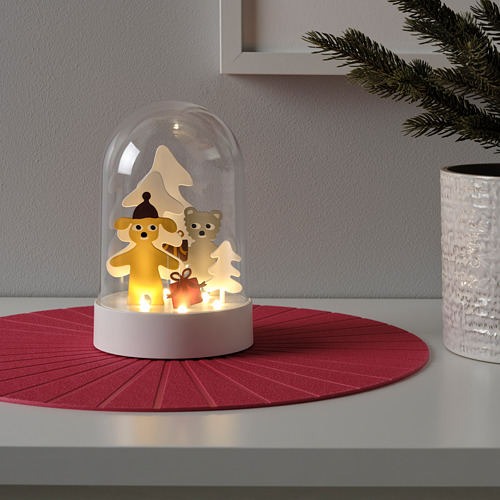 STRÅLA - LED裝飾桌燈, 熊/禮物 | IKEA 線上購物 - PE811980_S4