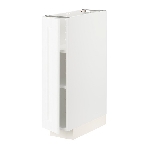 METOD base cabinet with shelves