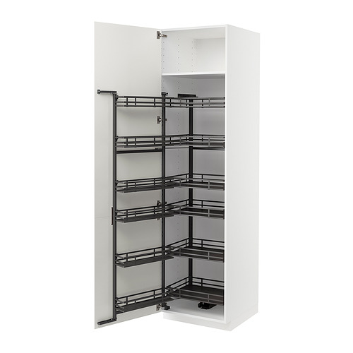 METOD high cabinet with pull-out larder