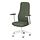 GRÖNFJÄLL - 辦公扶手椅, Letafors 灰綠色/白色 | IKEA 線上購物 - PE929999_S1
