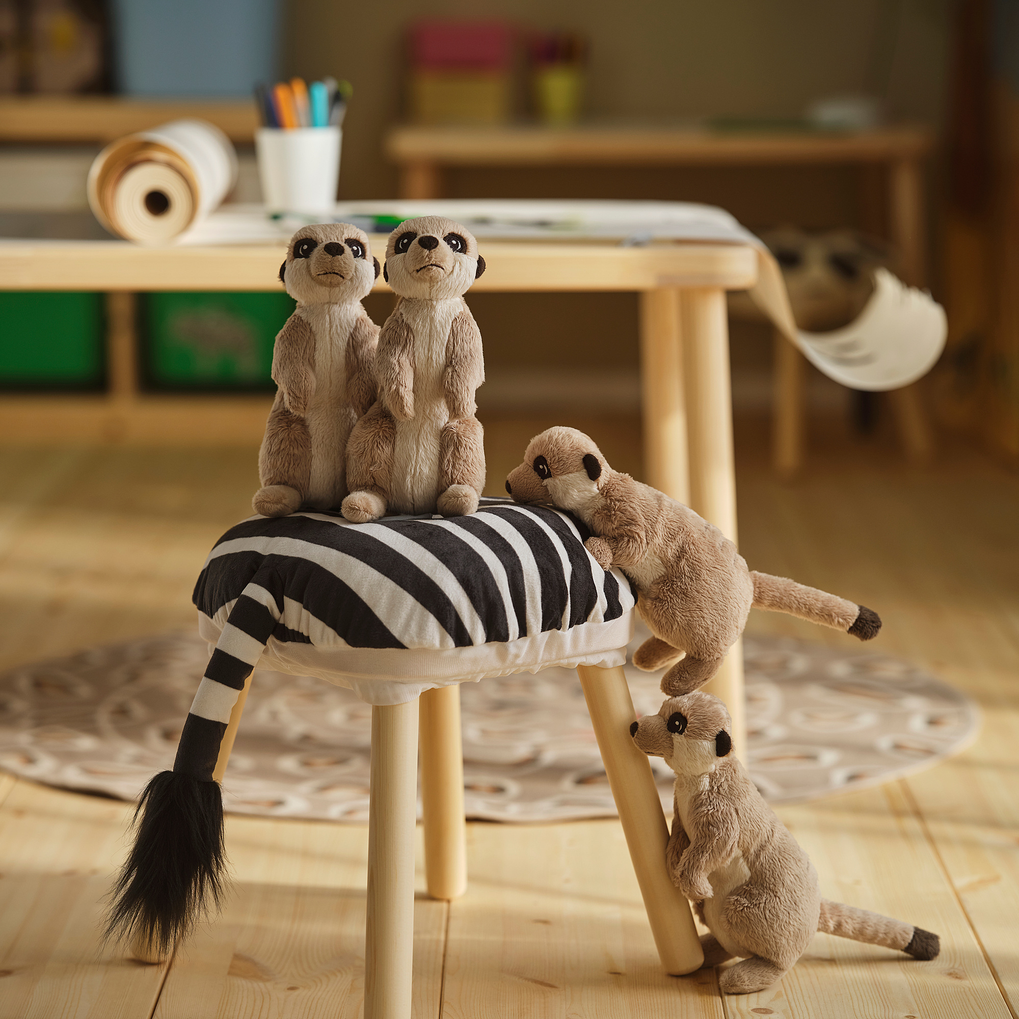 SANDLÖPARE stool cover