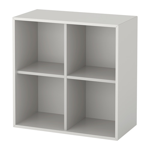 EKET - 上牆式收納櫃/4隔層, 淺灰色 | IKEA 線上購物 - PE614565_S4