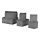 SKUBB - 收納盒 6件組, 深灰色 | IKEA 線上購物 - PE667775_S1