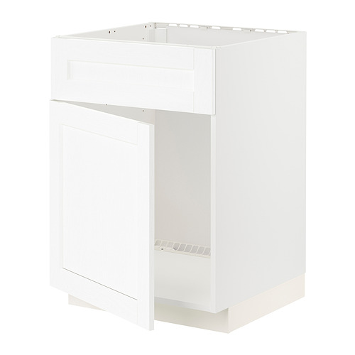 METOD base cabinet f sink w door/front