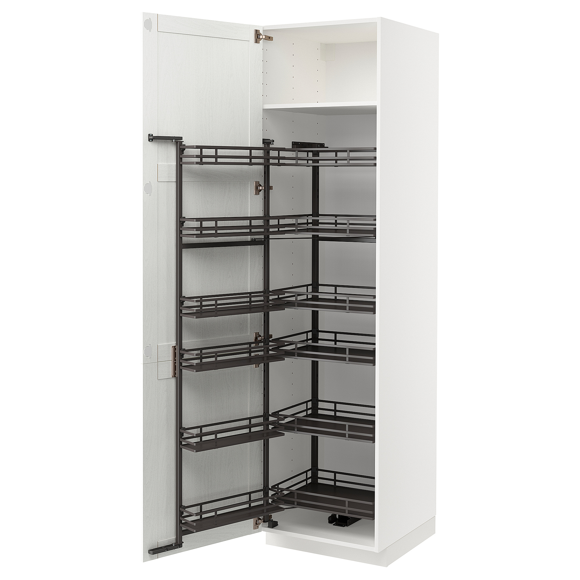 METOD high cabinet with pull-out larder