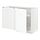 METOD - corner base cab w pull-out fitting, white Enköping/white wood effect | IKEA Taiwan Online - PE855745_S1