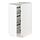 METOD - base cabinet with wire baskets, white Enköping/white wood effect | IKEA Taiwan Online - PE855872_S1