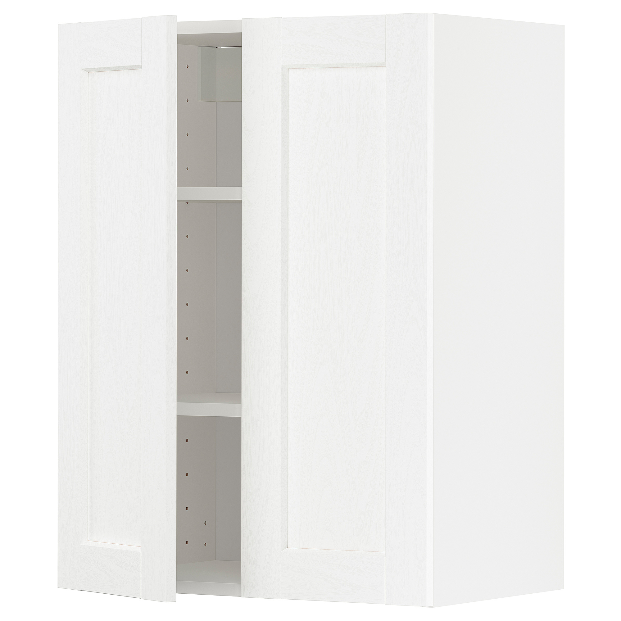 METOD wall cabinet with shelves/2 doors