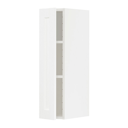 METOD wall cabinet with shelves