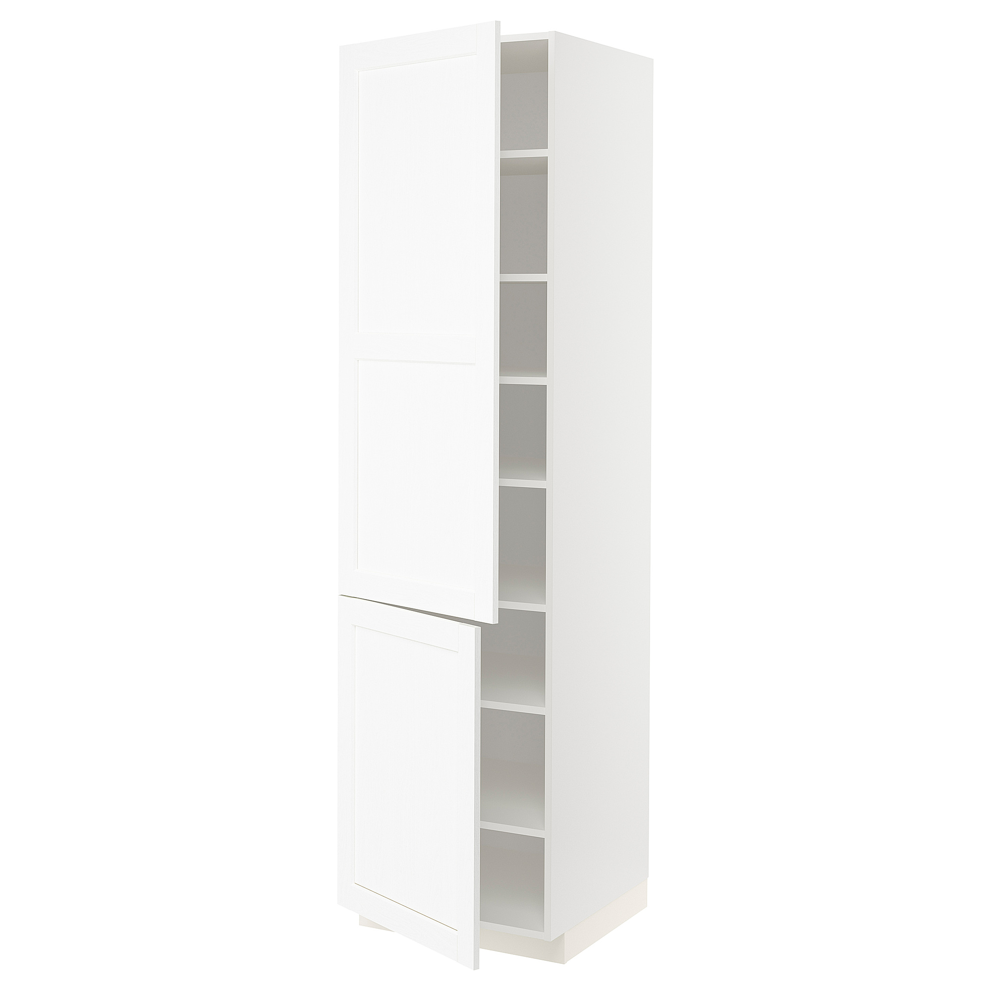 METOD high cabinet with shelves/2 doors